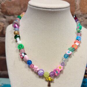 YELLOW MUSHROOM EYE CANDY CHAIN